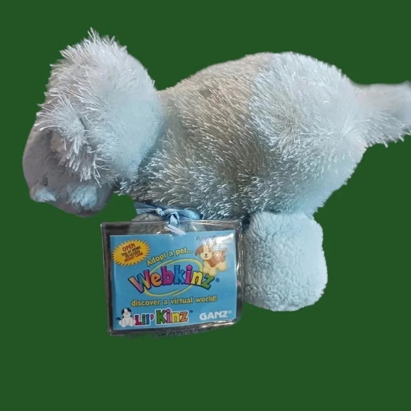 Ganz webkinz hippo soft stuffed animal with code "8.5"length 5height - Picture 3 of 8